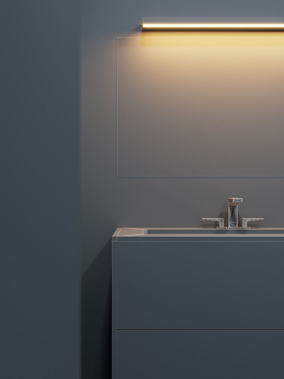 Modern Hi-End Bathroom scene for Cinema 4D and Corona Renderer 3D model_9