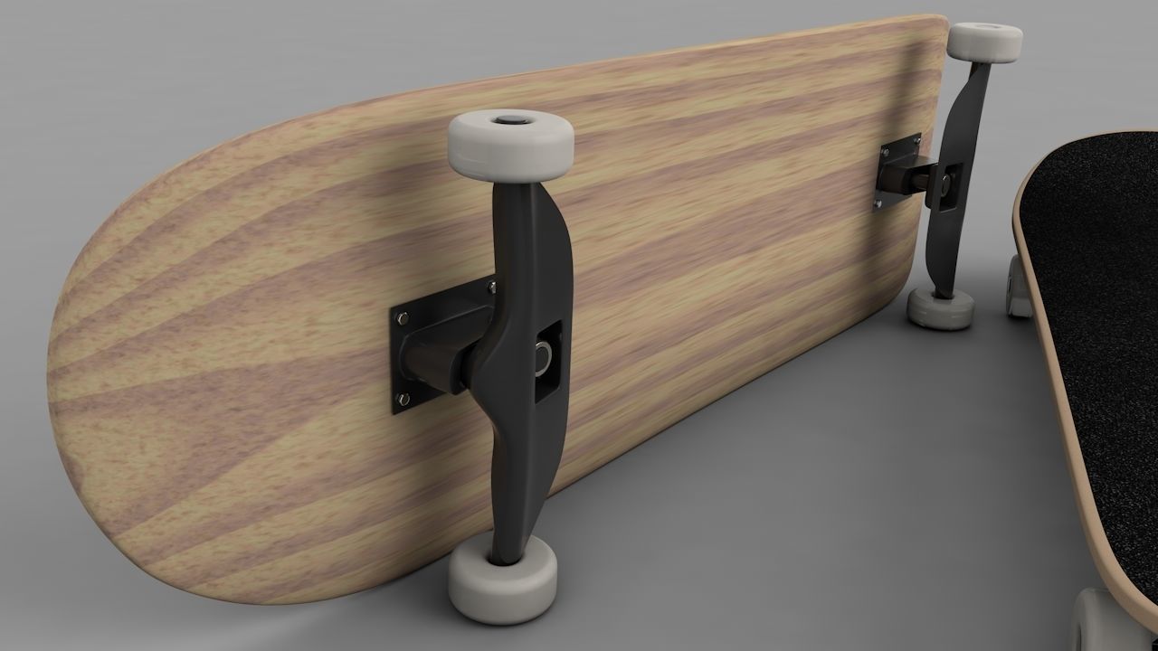 3D Skateboard 3D model_1