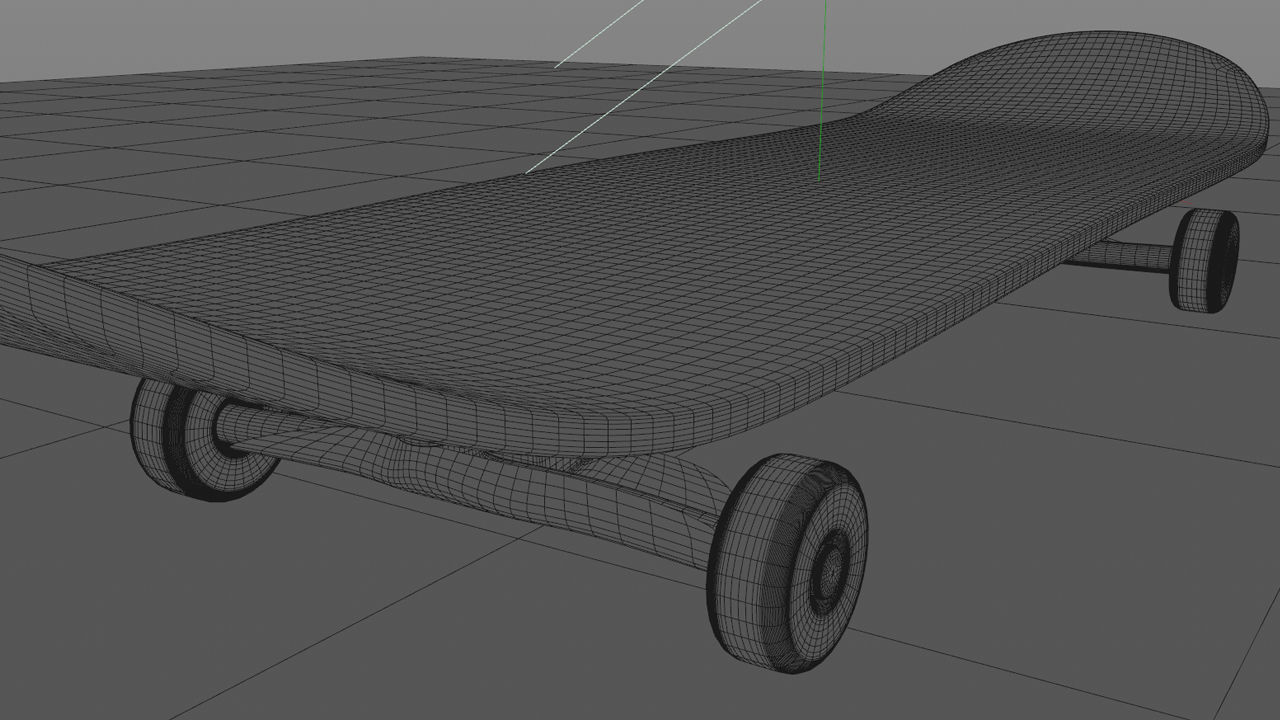 3D Skateboard 3D model_5