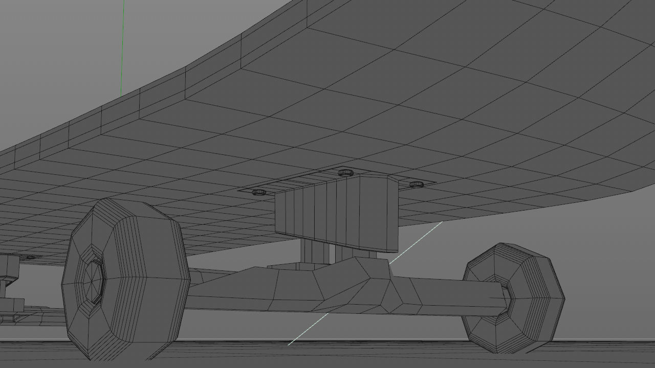 3D Skateboard 3D model_7