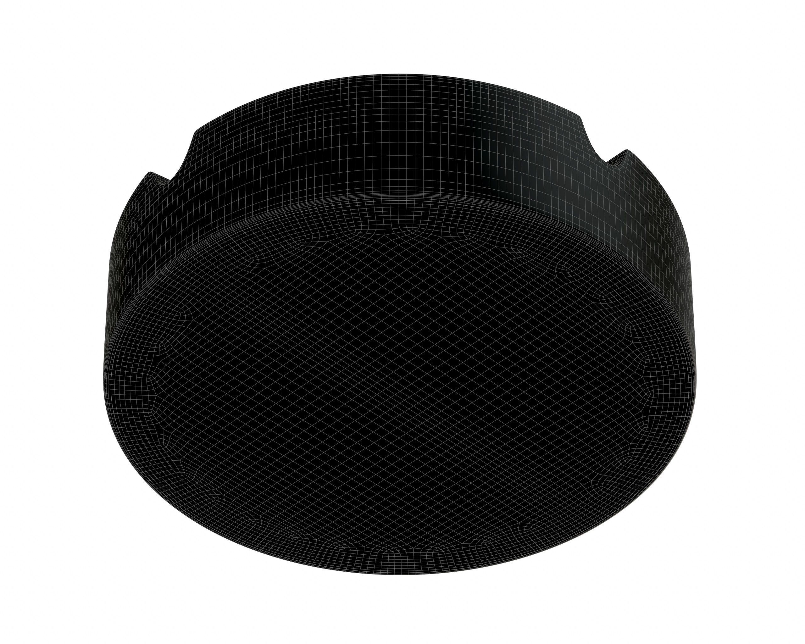 Ashtray marble 3D model_3