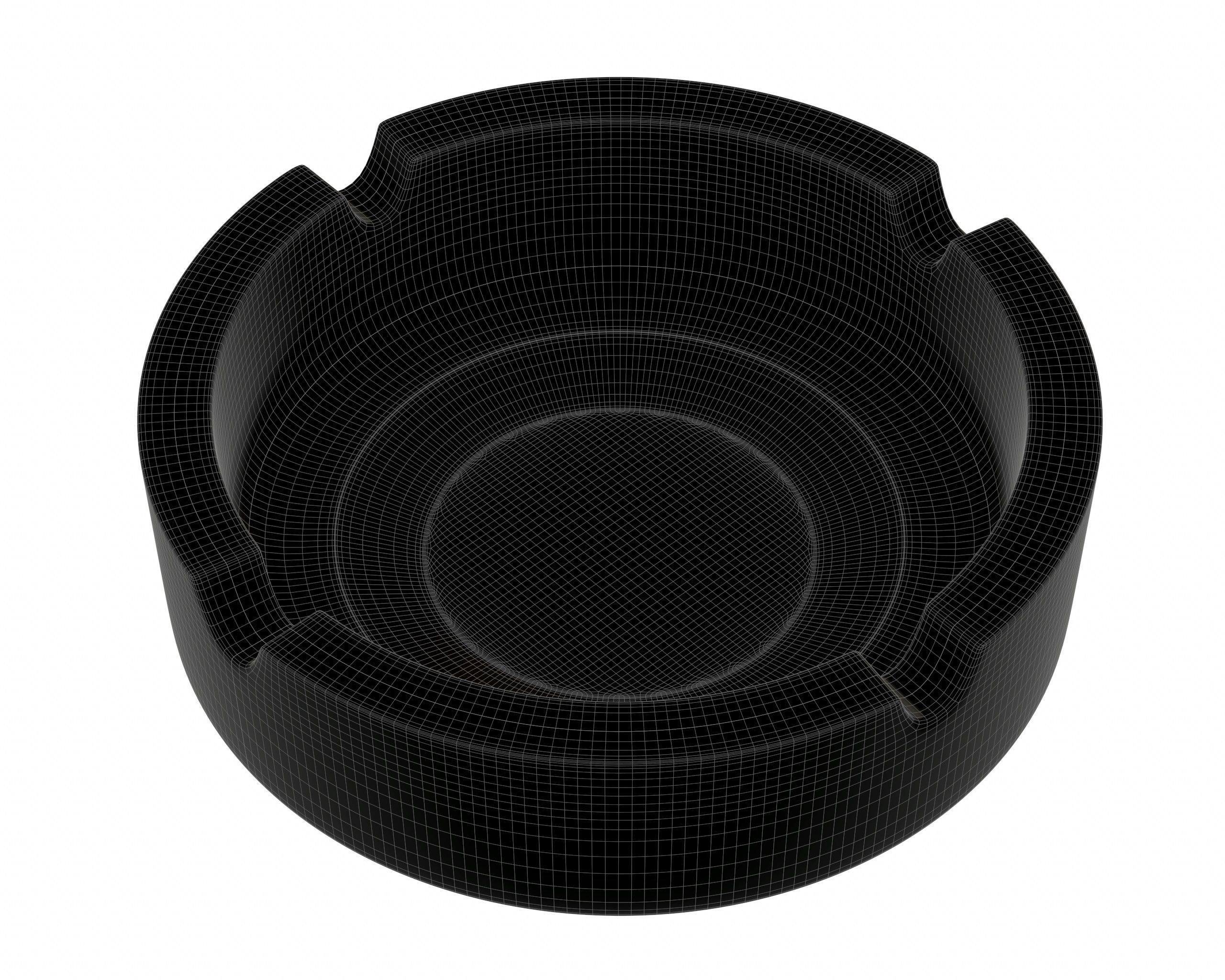 Ashtray marble 3D model_4