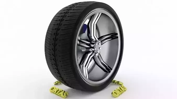 ORTAS CAR WHEEL RIM 137 GAME READY WHEEL RIM TIRE 3D model ORTAS CAR WHEEL RIM 137 GAME READY WHEEL RIM TIRE 3D model