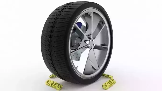 ORTAS CAR WHEEL RIM 134 GAME READY WHEEL RIM TIRE 3D model ORTAS CAR WHEEL RIM 134 GAME READY WHEEL RIM TIRE 3D model