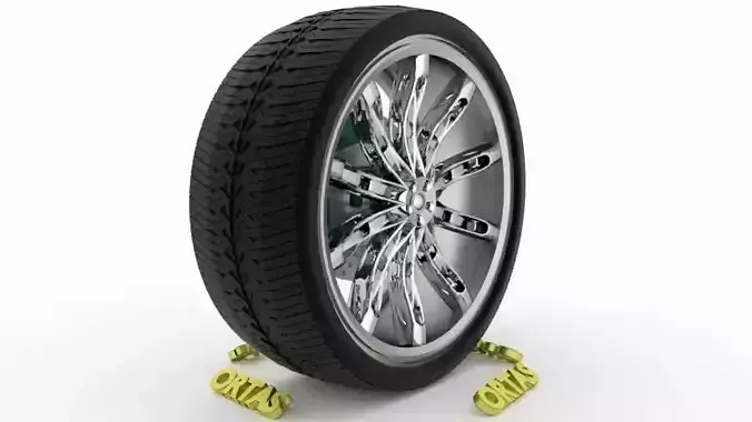ORTAS CAR WHEEL RIM 130 GAME READY WHEEL RIM TIRE