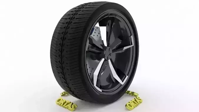ORTAS CAR WHEEL RIM 126 GAME READY WHEEL RIM TIRE