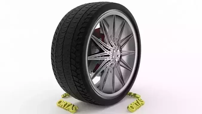 ORTAS CAR WHEEL RIM 123 GAME READY WHEEL RIM TIRE