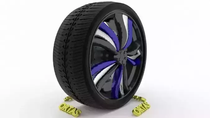 ORTAS CAR WHEEL RIM 122 GAME READY WHEEL RIM TIRE