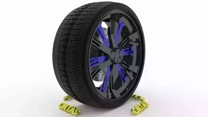 ORTAS CAR WHEEL RIM 118 GAME READY WHEEL RIM TIRE