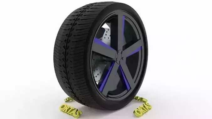 ORTAS CAR WHEEL RIM 115 GAME READY WHEEL RIM TIRE