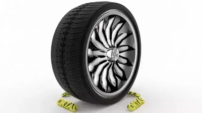 ORTAS CAR WHEEL RIM 111 GAME READY WHEEL RIM TIRE