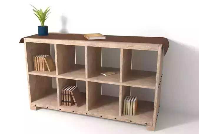 Book Case 3D model