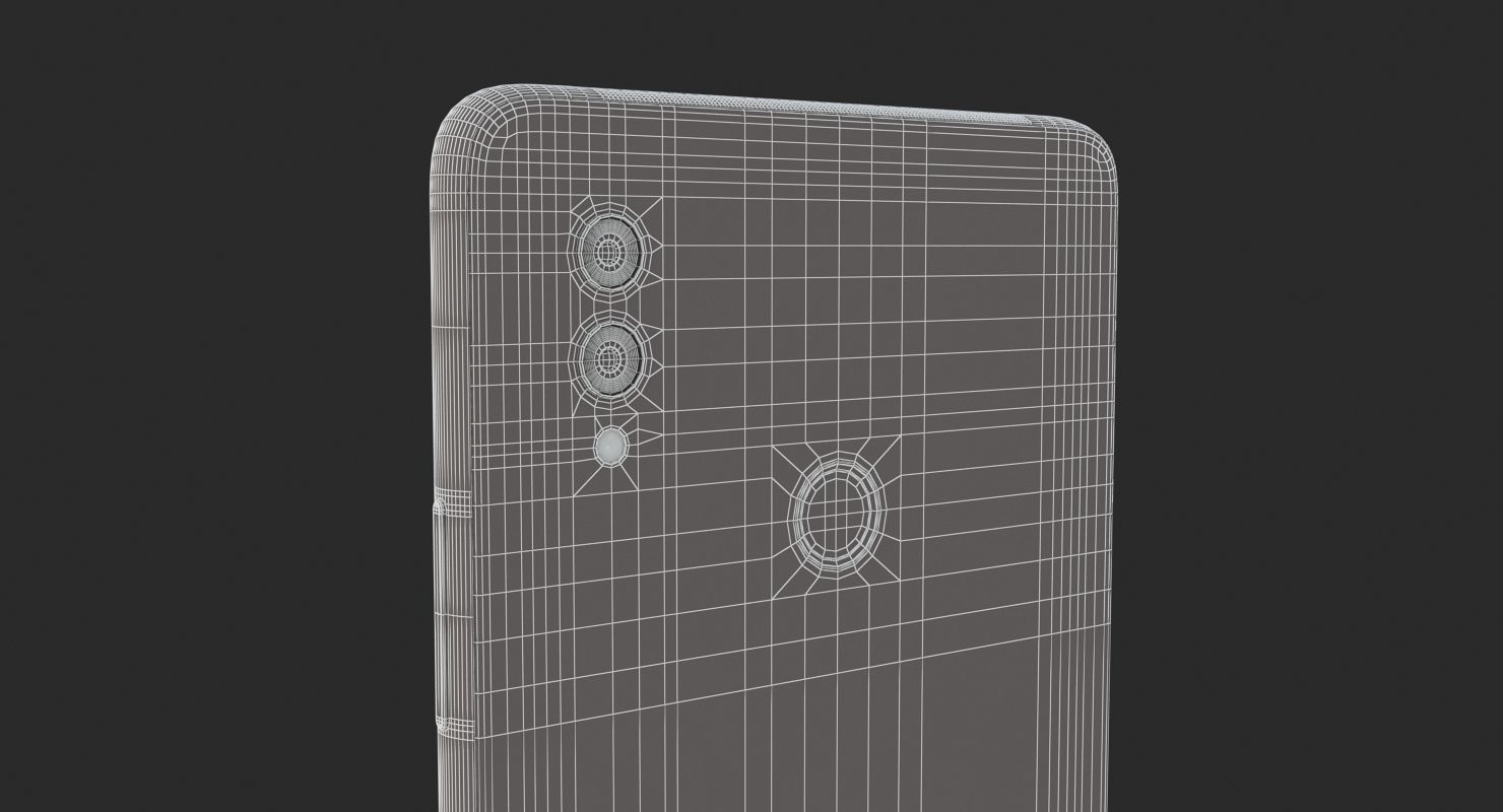 E3D - Huawei Honor Note 10 Black 3D model_12