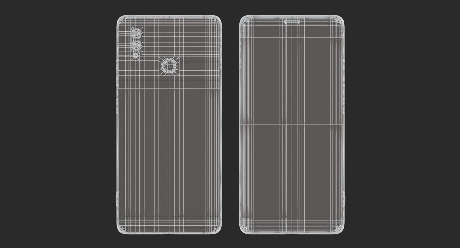 E3D - Huawei Honor Note 10 Black 3D model_9