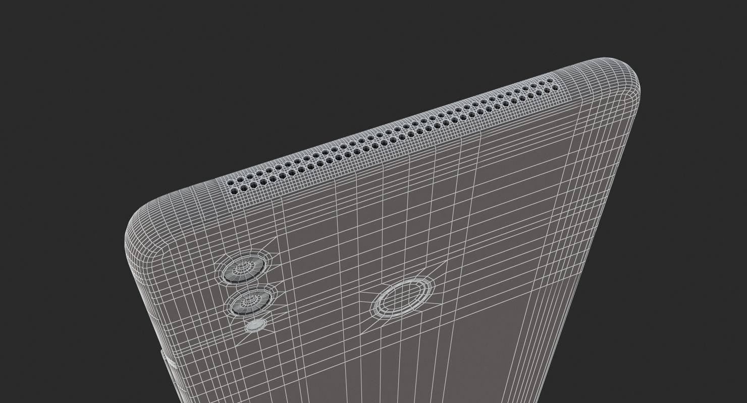 E3D - Huawei Honor Note 10 Black 3D model_15