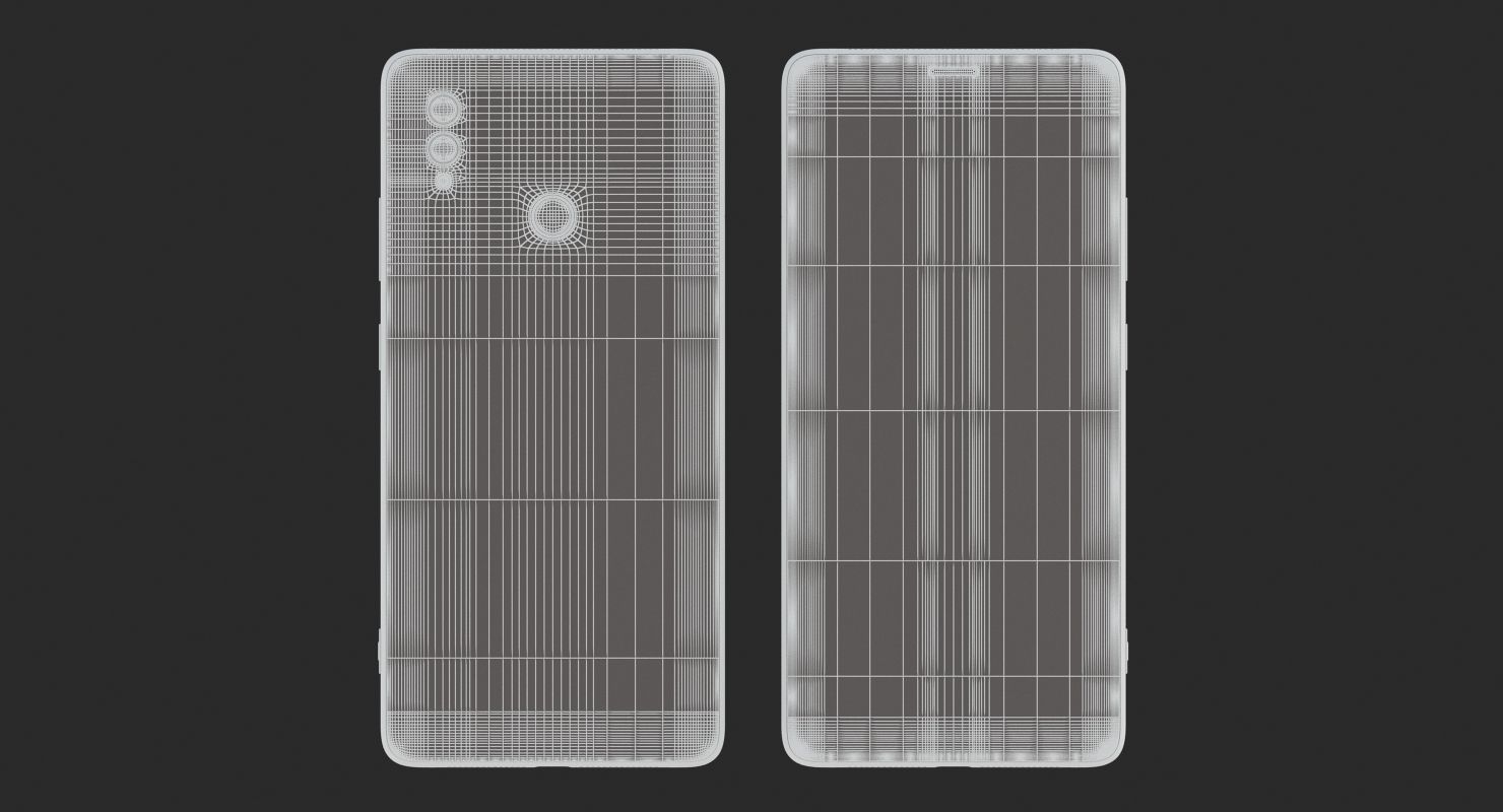 E3D - Huawei Honor Note 10 Black 3D model_10