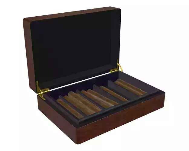 Cigar Box Full 3D model