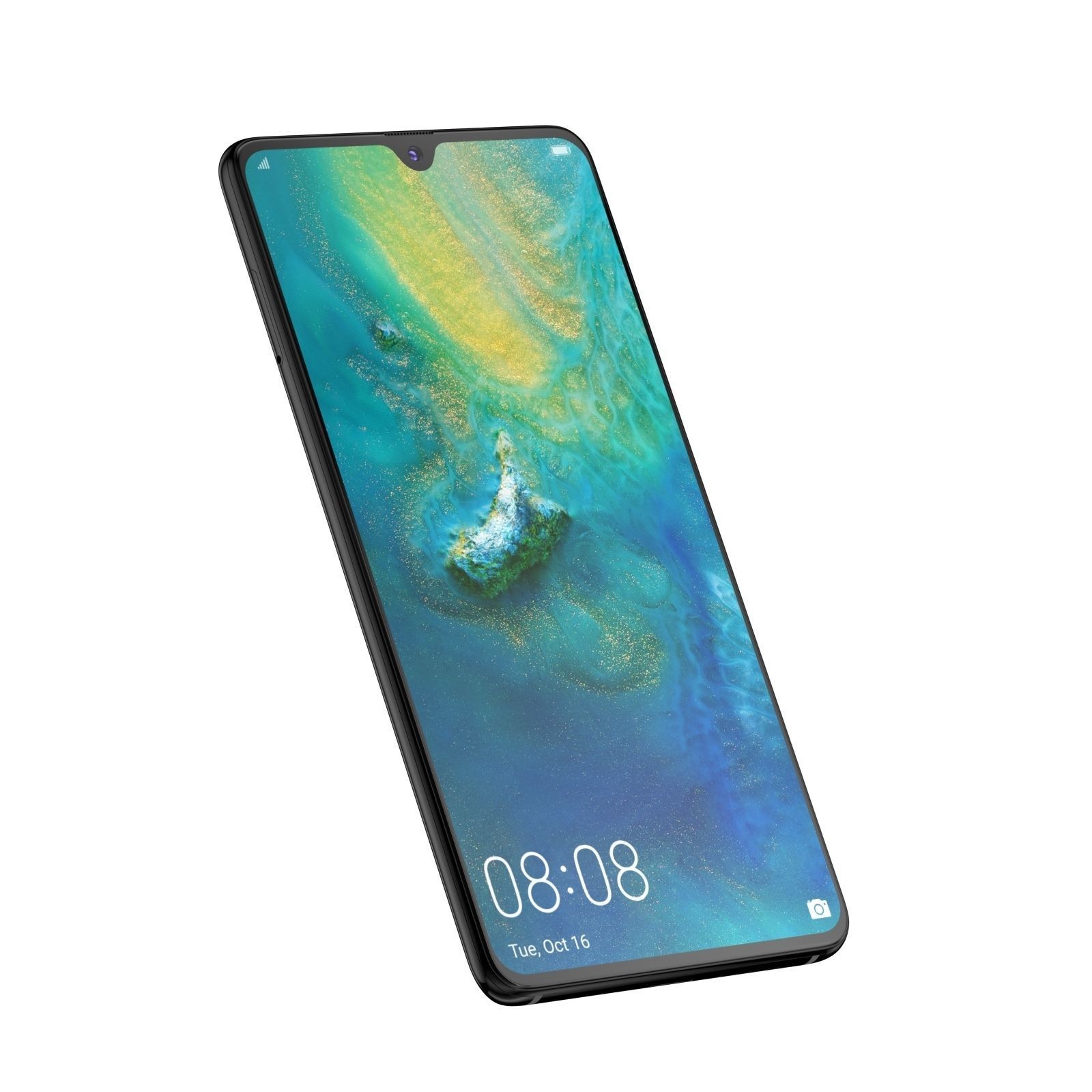 E3D - Huawei Mate 20 Black 3D model_3