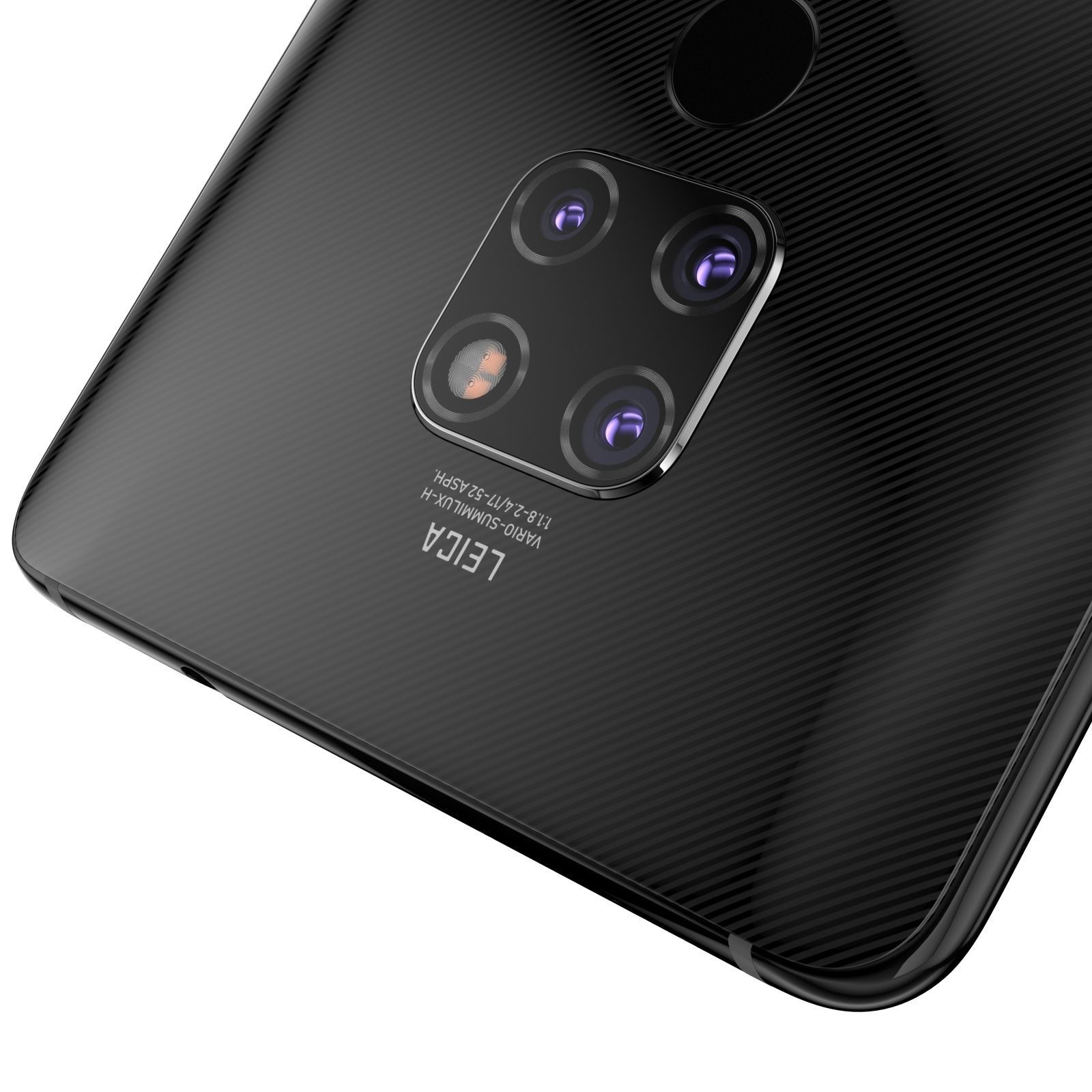 E3D - Huawei Mate 20 Black 3D model_8