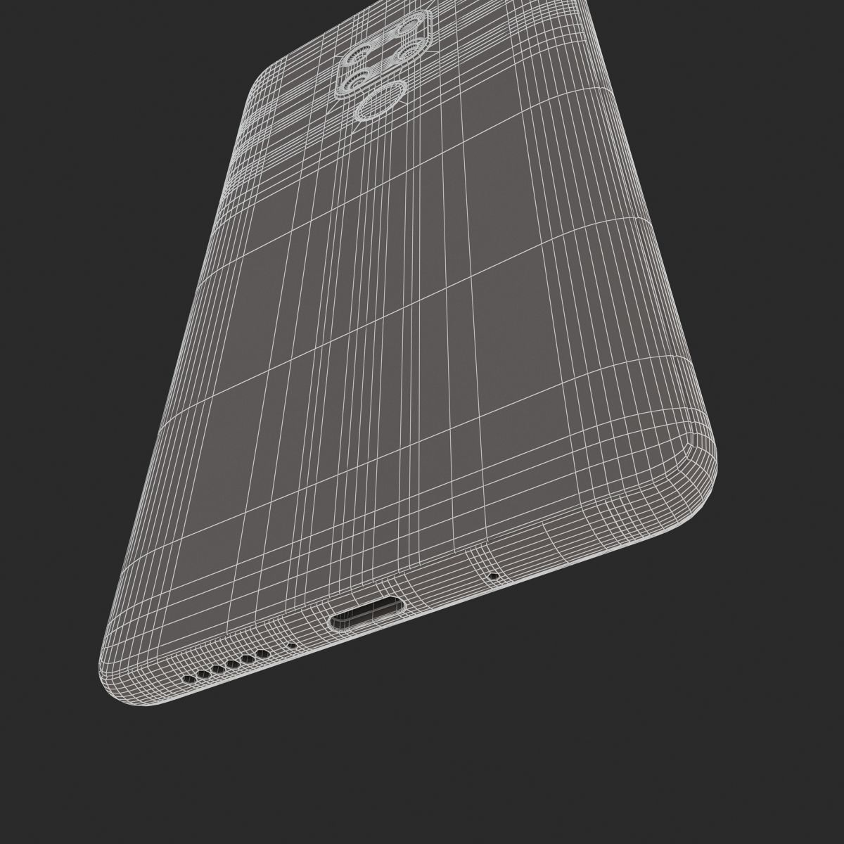 E3D - Huawei Mate 20 Black 3D model_14