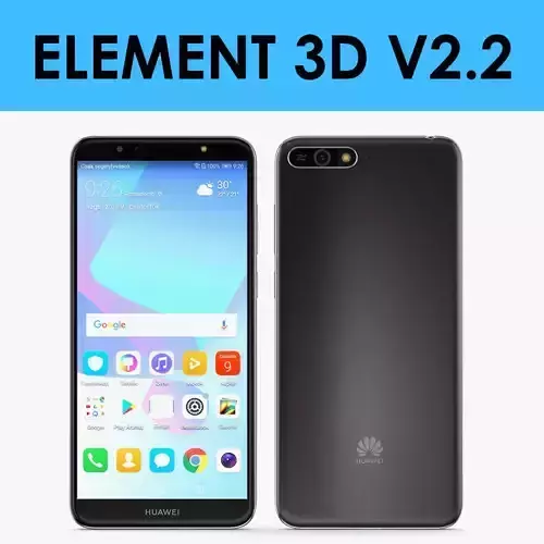 E3D - Huawei Y6 2018 Black 