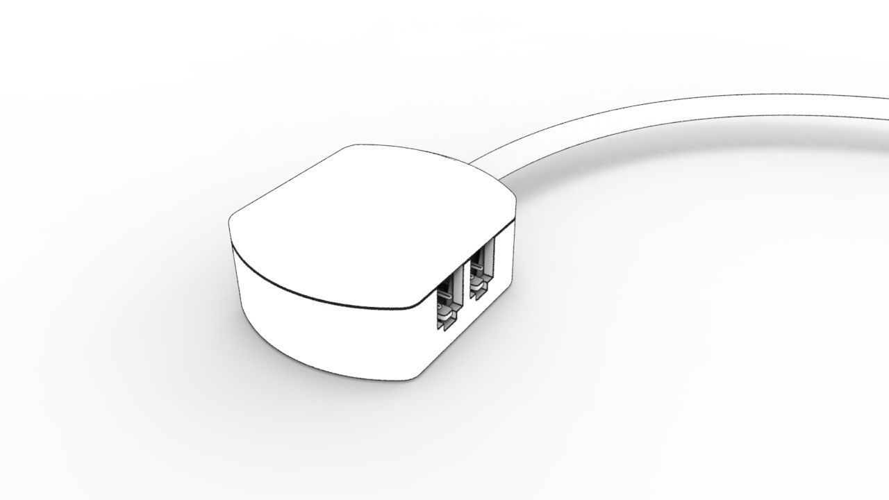 LED Splitter Box 3D model_5