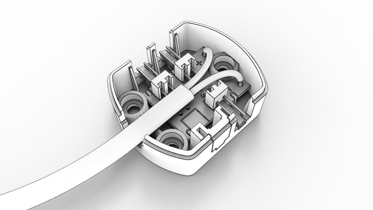 LED Splitter Box 3D model_3