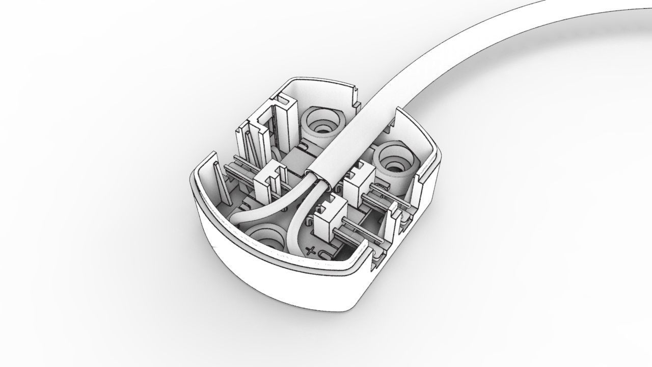 LED Splitter Box 3D model_2