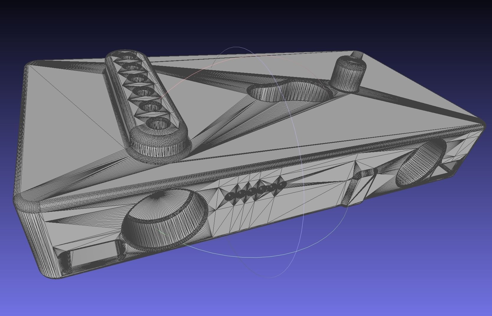 HTC Vive Adapter Editable Basis 3D print model_15