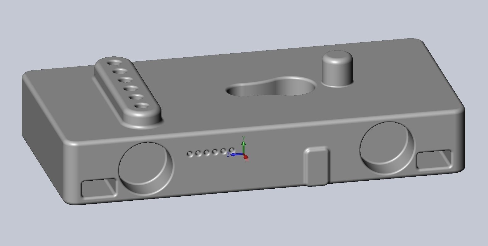 HTC Vive Adapter Editable Basis 3D print model_2
