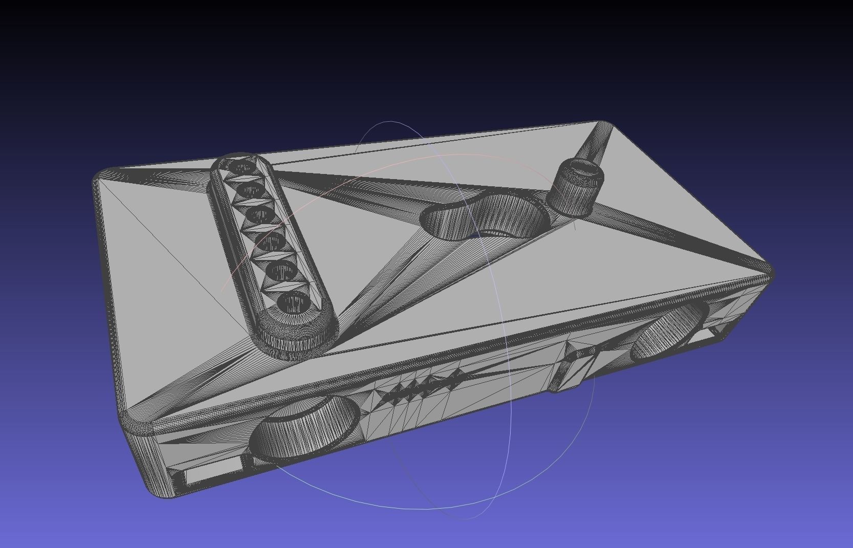 HTC Vive Adapter Editable Basis 3D print model_14