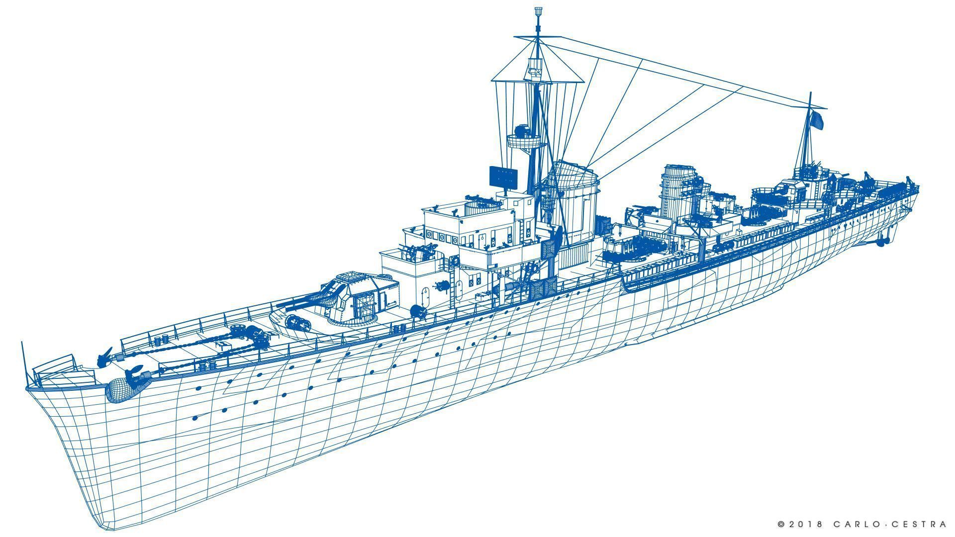 Z-37 NARVIK 3D model_31