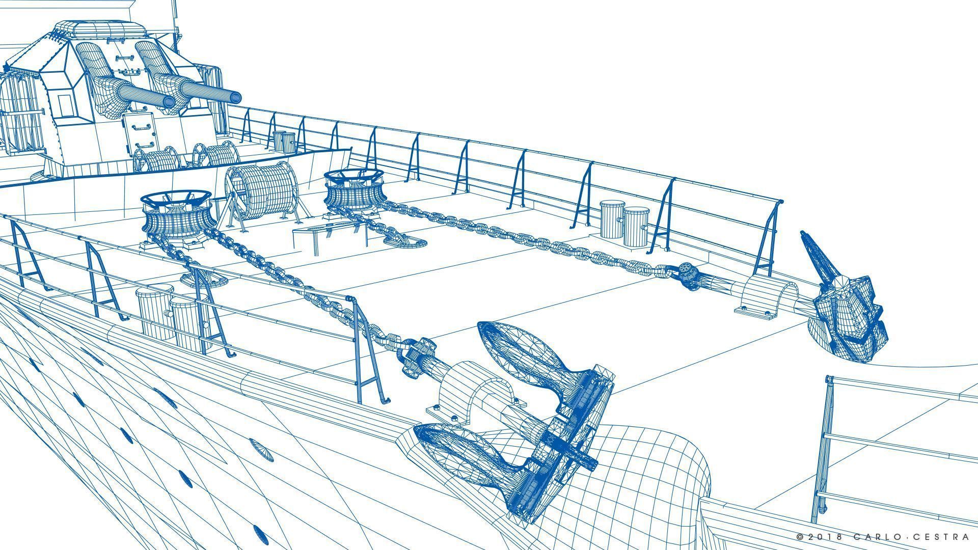 Z-37 NARVIK 3D model_38