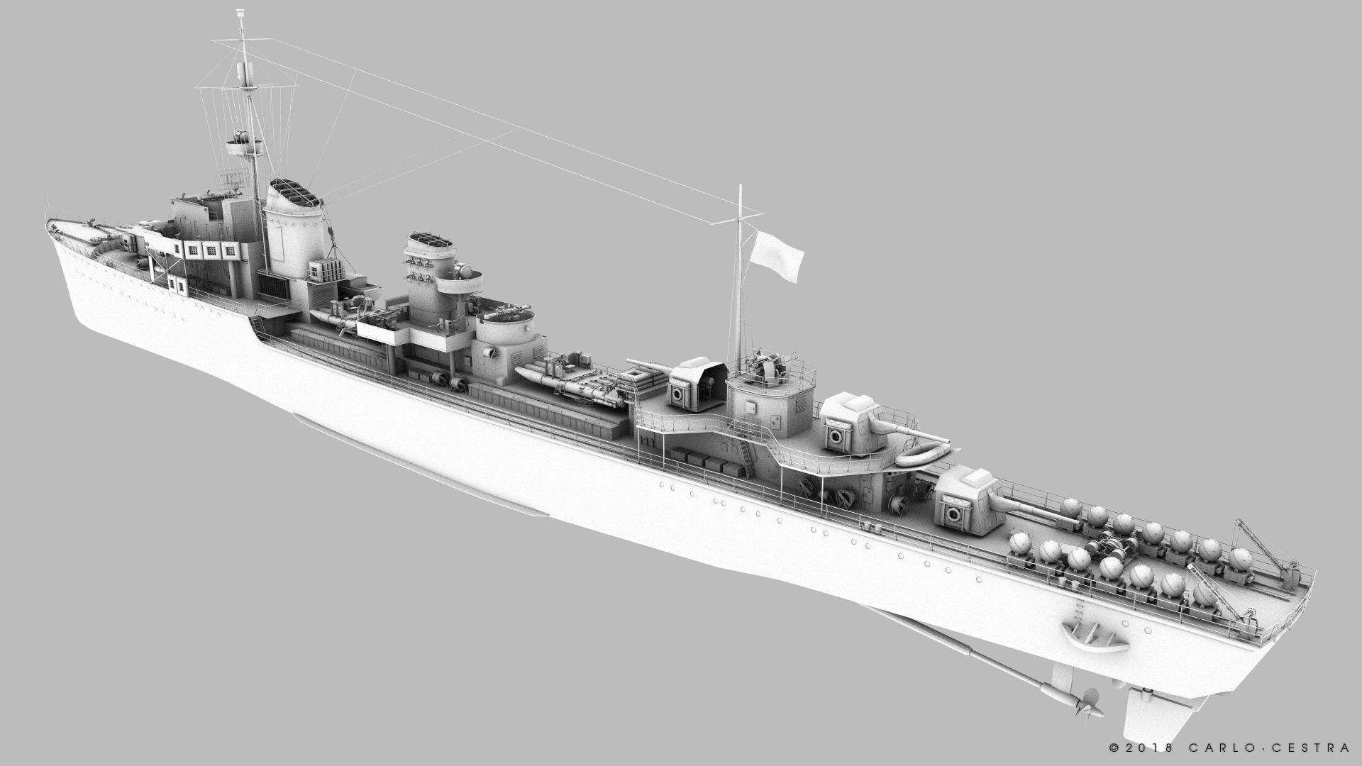Z-37 NARVIK 3D model_1