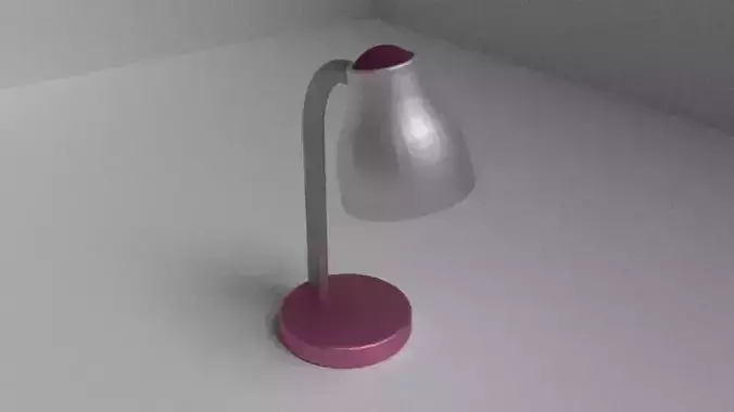 Pink Lamp Free 3D model