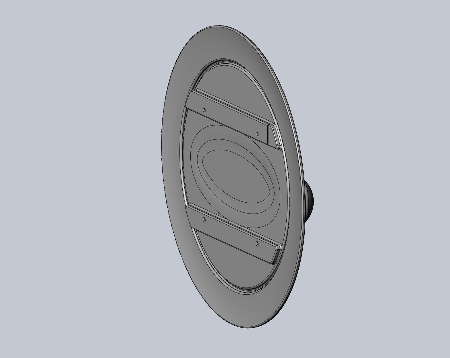 Goblin Slayer Shield Printable Assembly 3D print model_30