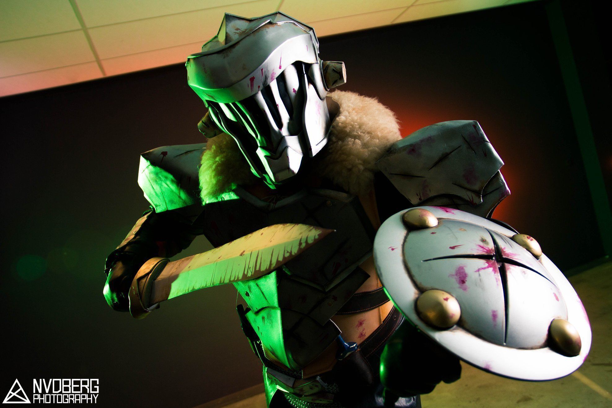 Goblin Slayer Shield Printable Assembly 3D print model_87