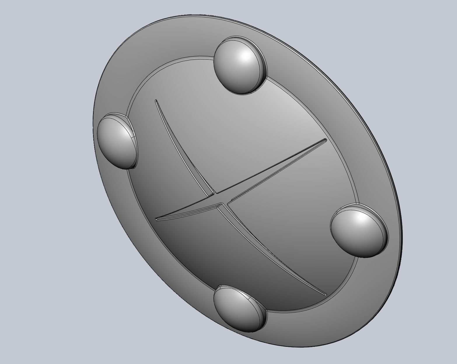 Goblin Slayer Shield Printable Assembly 3D print model_32