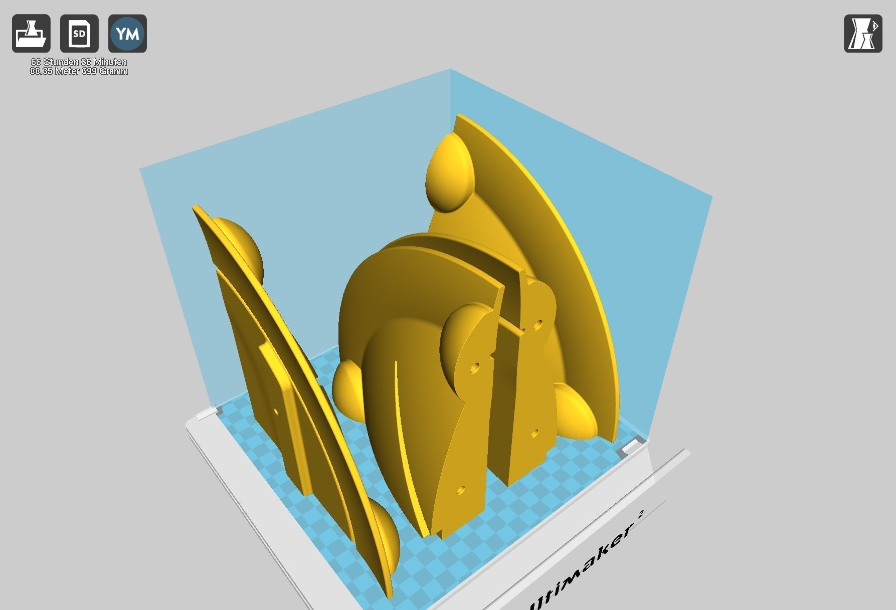 Goblin Slayer Shield Printable Assembly 3D print model_68