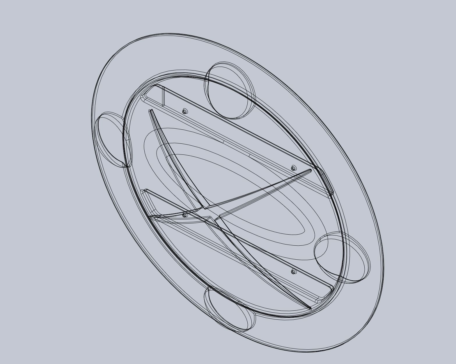 Goblin Slayer Shield Printable Assembly 3D print model_75