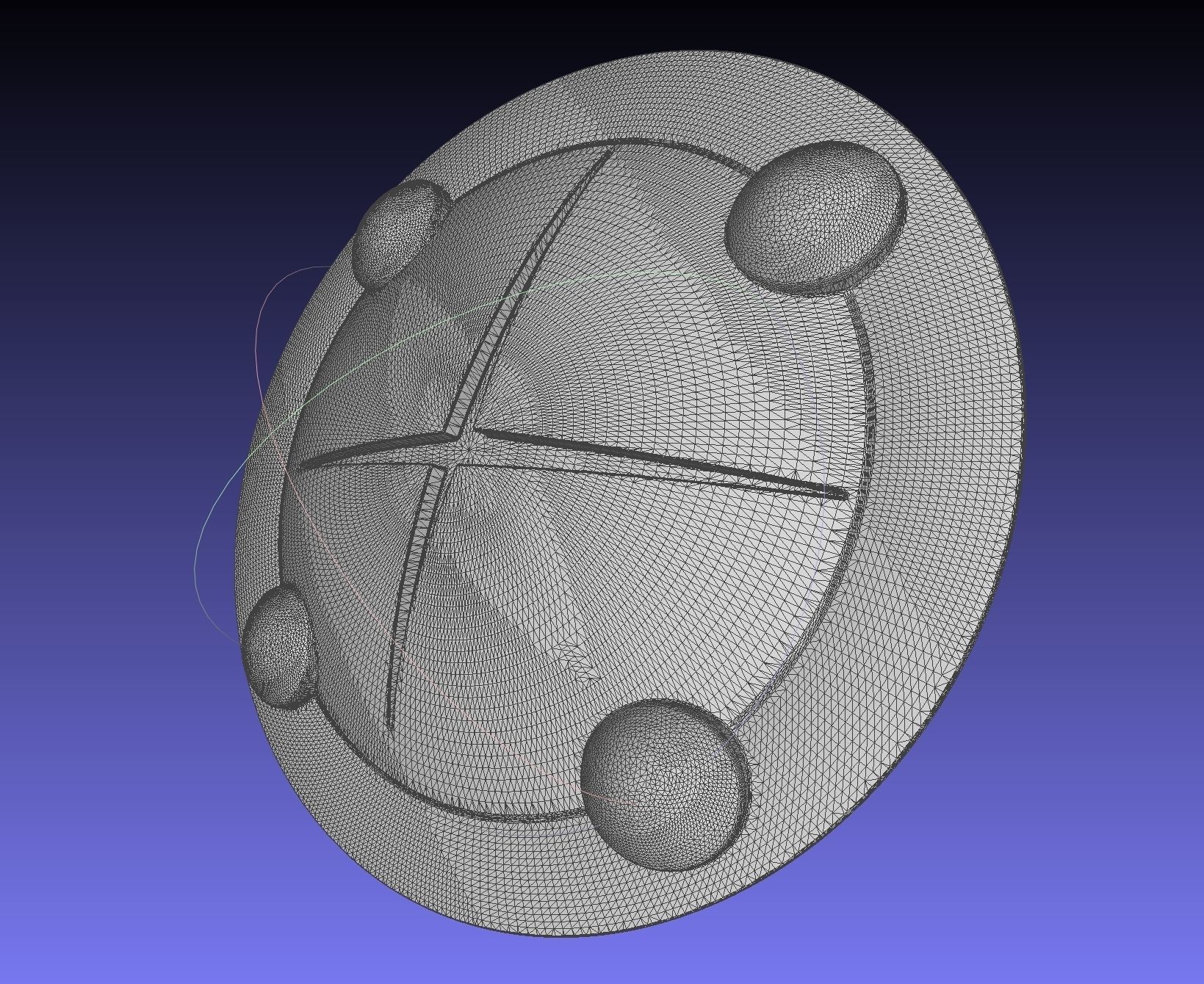 Goblin Slayer Shield Printable Assembly 3D print model_56