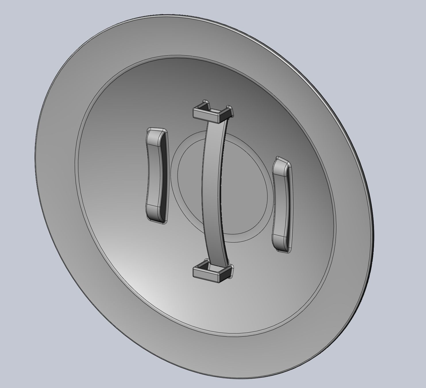 Goblin Slayer Shield Printable Assembly 3D print model_18