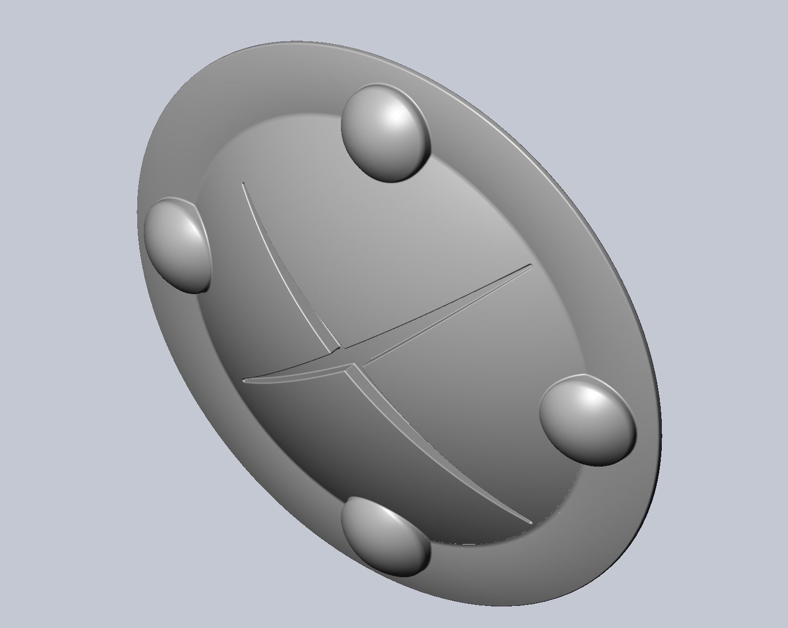 Goblin Slayer Shield Printable Assembly 3D print model_73