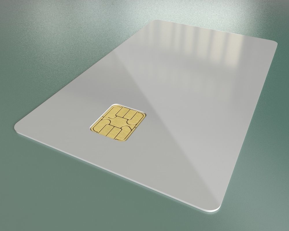 Credit Card 3D model_1