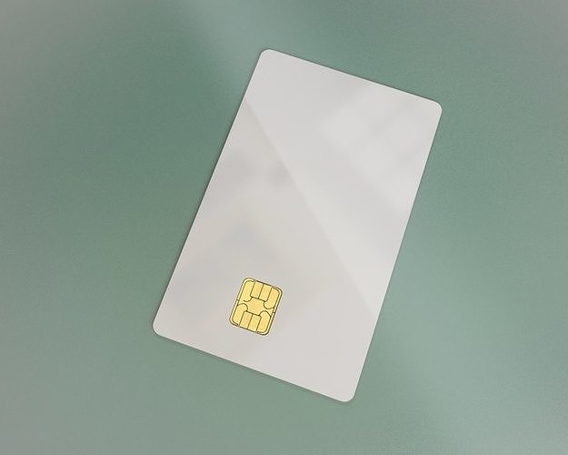 Credit Card 3D model