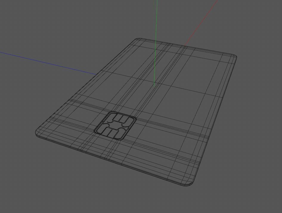 Credit Card 3D model_2