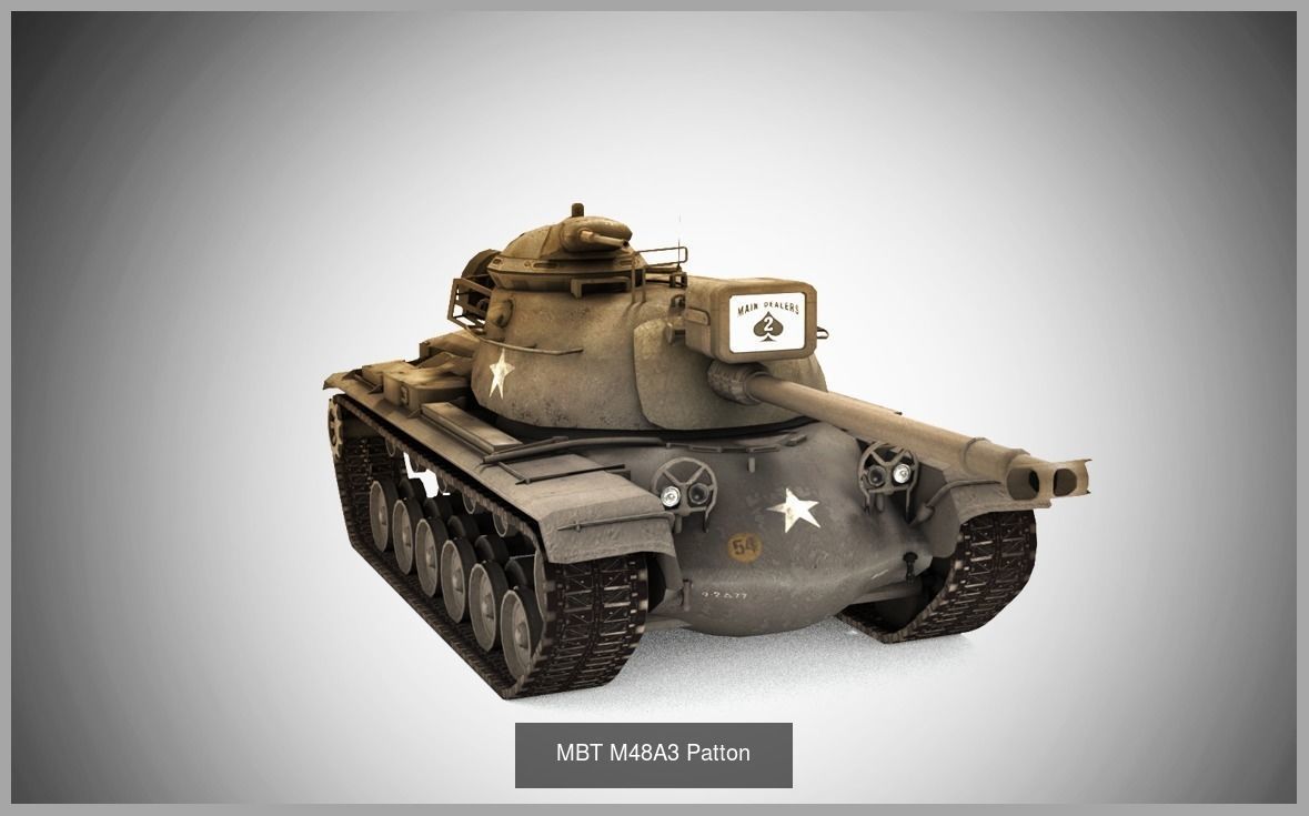 Millitary Vehicle and Weapon 3D Model Collection_3