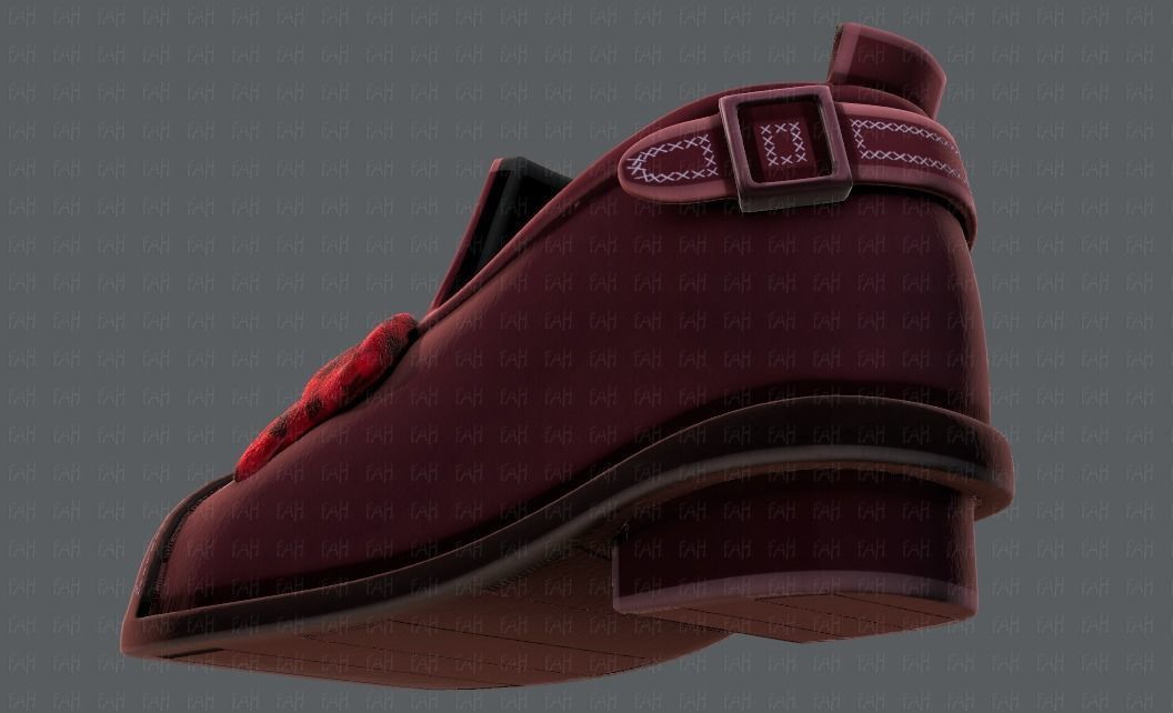 Shoes cartoonV32 Low-poly 3D model_40