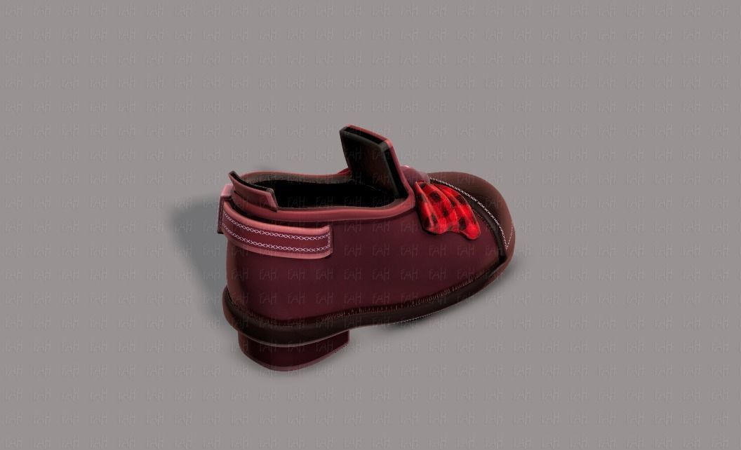 Shoes cartoonV32 Low-poly 3D model_19