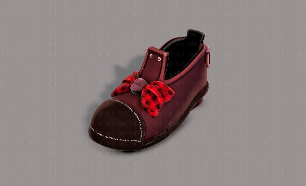 Shoes cartoonV32 Low-poly 3D model_23